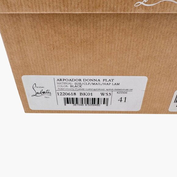 Christian Louboutin Arpoador Black Drawstring Sock Sneakers Size 41 US 11 Women - Picture 16 of 16